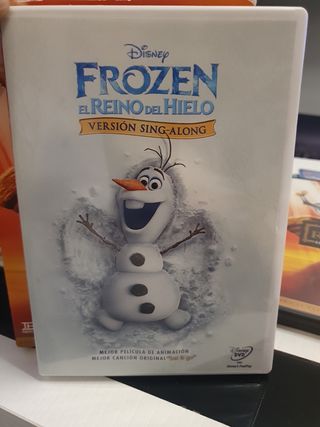 lote dvds infantil Frozen, Rey León, Dora, Kitty