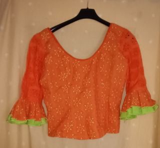 blusa de sevillana flamenca rociera o campera