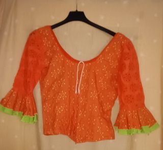 blusa de sevillana flamenca rociera o campera
