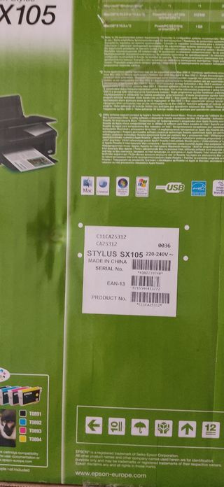 Impresora Epson  multifunción Sx 105