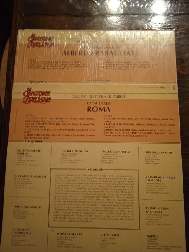 Vinili "La canzone italiana"