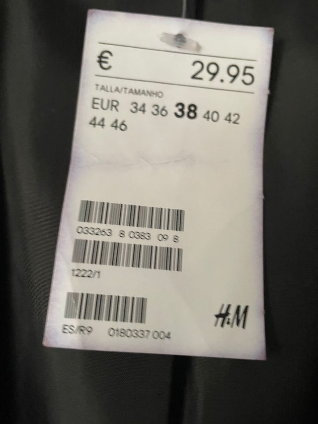 Chaqueta H&M t.38 nueva