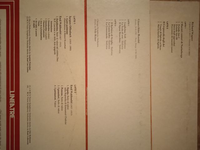 Vinili opere classiche 