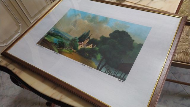 Quadro dipinto in acrilico, "Il Fantarifugio"