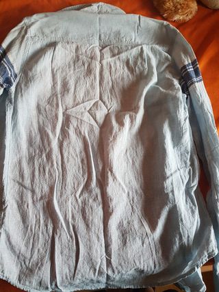 camisa Springfield azul celeste talla m