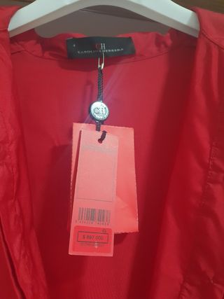 Vestidazo largo rojo Carolina Herrera