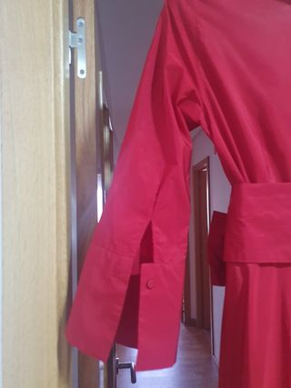 Vestidazo largo rojo Carolina Herrera