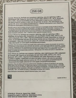 CAJA IPHONE XS 264 GB