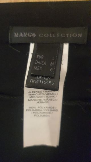 Vestido Negro Midi negro Zara talla L