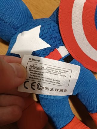 Peluche del Capitán América