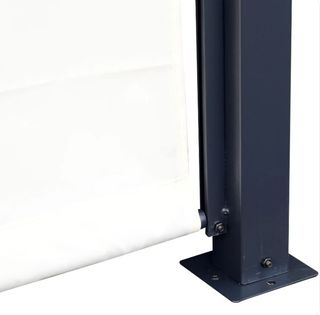 Pérgola retráctil 2.95m color crema NUEVA