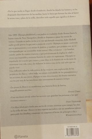 Olympia de Anita Shreve