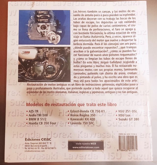 Restauración de motos antiguas