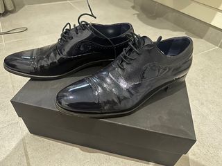 Zapatos de vestir novio azul