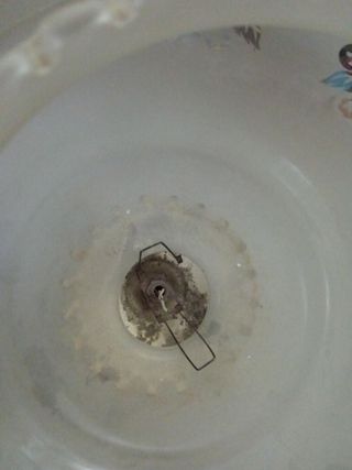 lámpara antigua de mesa