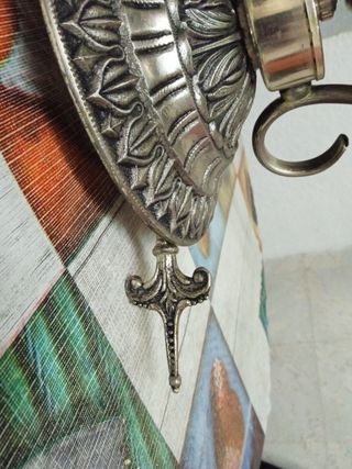 lámpara antigua de mesa