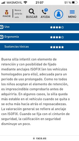 Silla de auto RECARO MONZA NOVA 2 SEA TFIX
