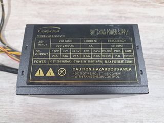 Fuente Colorful ATX-550WH (550W)