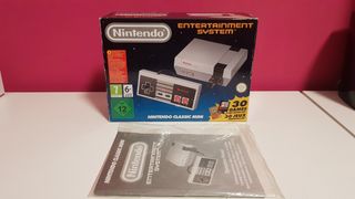 Caja e instrucciones nintendo nes classic mini