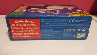 Caja e instrucciones nintendo nes classic mini
