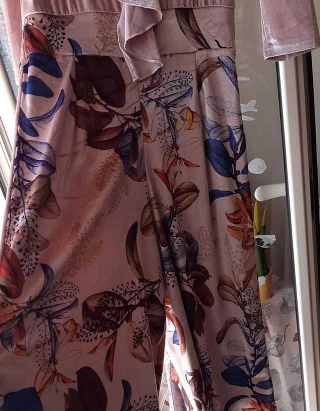 Vestito da cerimonia donna cannella