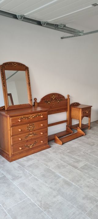 SET CAMERA DA LETTO IN LEGNO