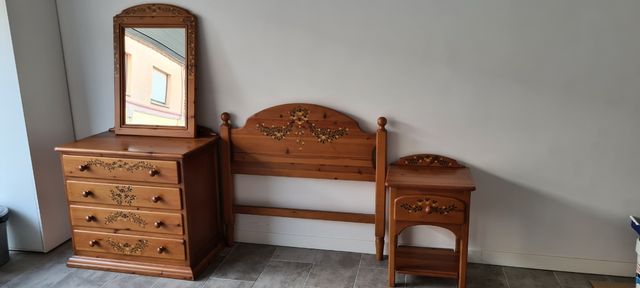 SET CAMERA DA LETTO IN LEGNO