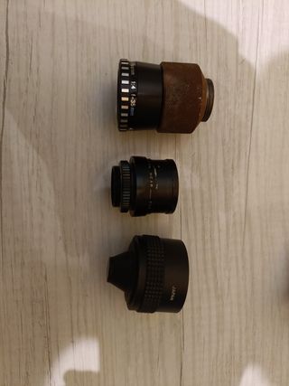 Obiettivi di varia misura, per fotocamera o videoc