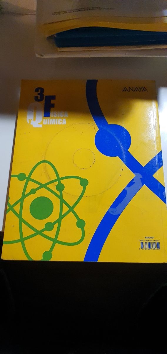 Libro de texto Física y Química 3ro ESO