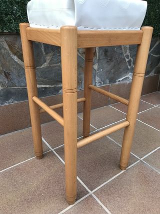 Taburete alto madera
