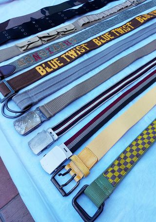 Cinturones lona hombre 11 unid. Son unisex
