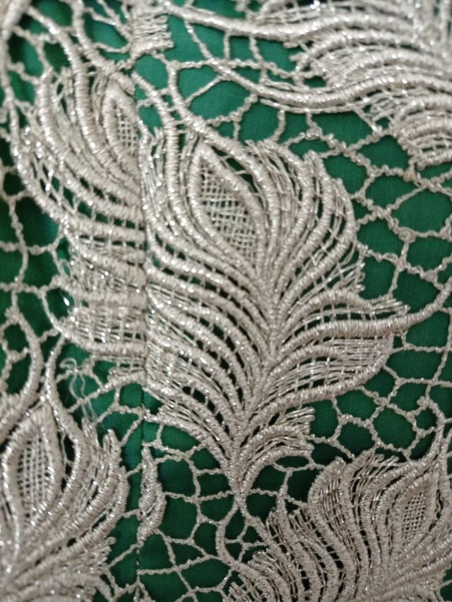 Vestido para eventos. Diseñador Nacho Bueno.