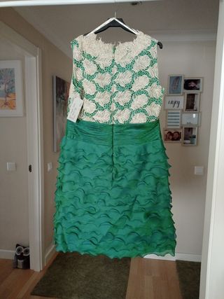 Vestido para eventos. Diseñador Nacho Bueno.