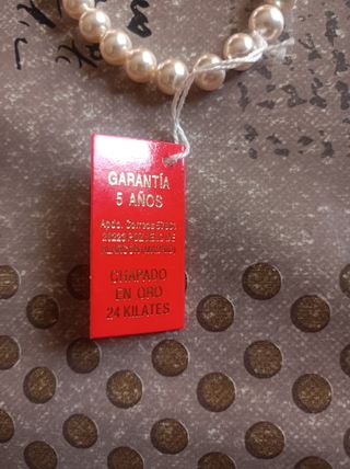 Gargantilla de perlas