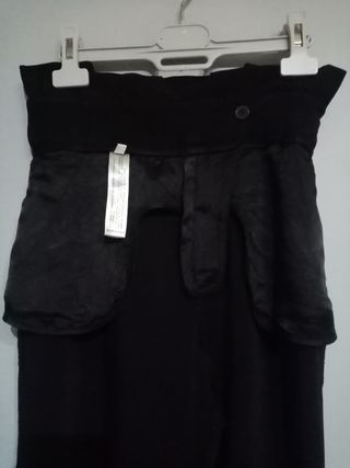 pantalón tipo paperbag mujer Uterqüe