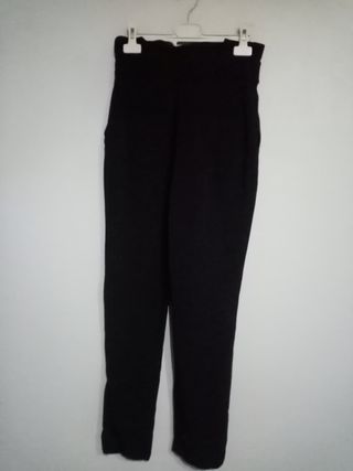 pantalón tipo paperbag mujer Uterqüe