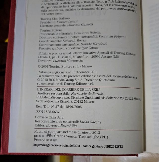 guide d'Italia. volumi 5 6