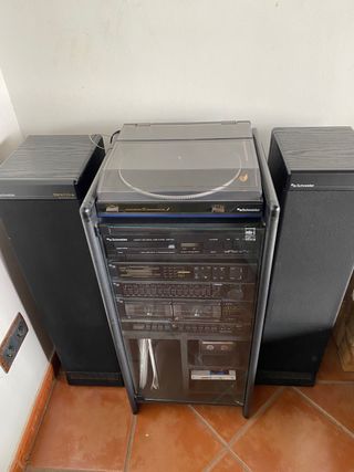 Equipo de música Schneider 4 módulos vintage