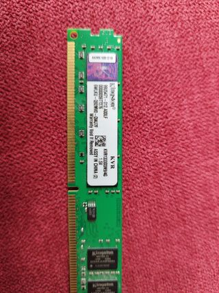 Memoria RAM 1333 DDR3 4gb. 2 módulos.