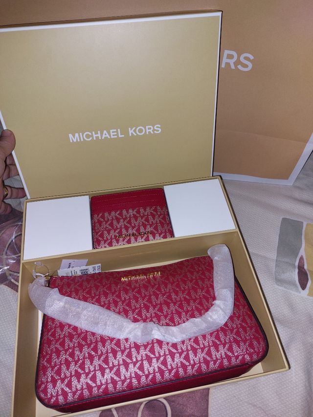 bolso y targetera Michael kors original
