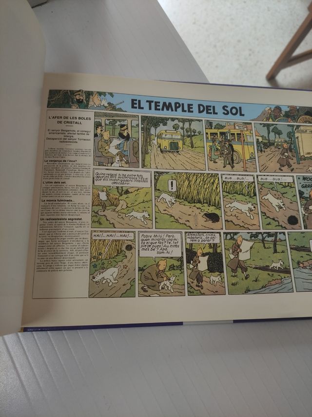 TINTIN . EL TEMPLE DEL SOL . VERSIO ORIGINAL .