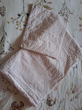 Funda de edredón y almohada para cuna