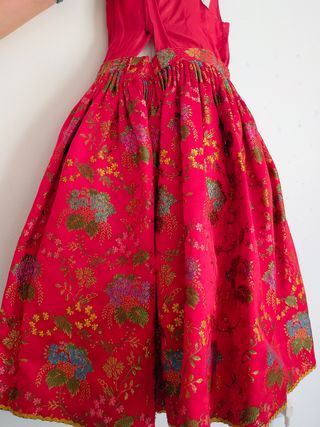 Traje Fallera niña Completo cancan y manteletas