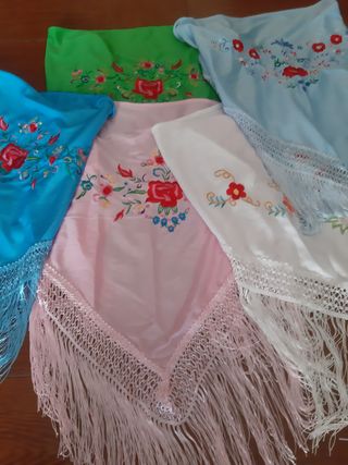 MANTONES DE FLAMENCA NIÑA