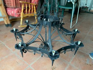 Lámpara de techo hierro forjado