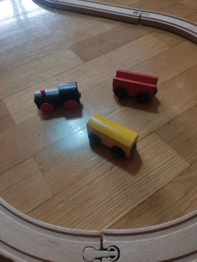 Circuito tren de madera