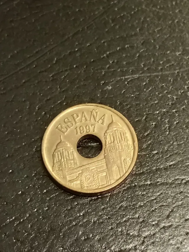 Lote de 8 monedas antiguas de España de 25 pesetas