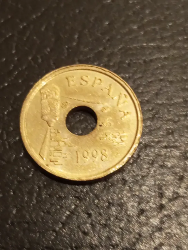 Lote de 8 monedas antiguas de España de 25 pesetas