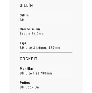 Bicicleta montaña BH Expert 4.0 - 29''