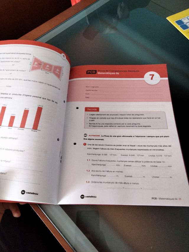 Cuaderno matemáticas repaso 6° primaria